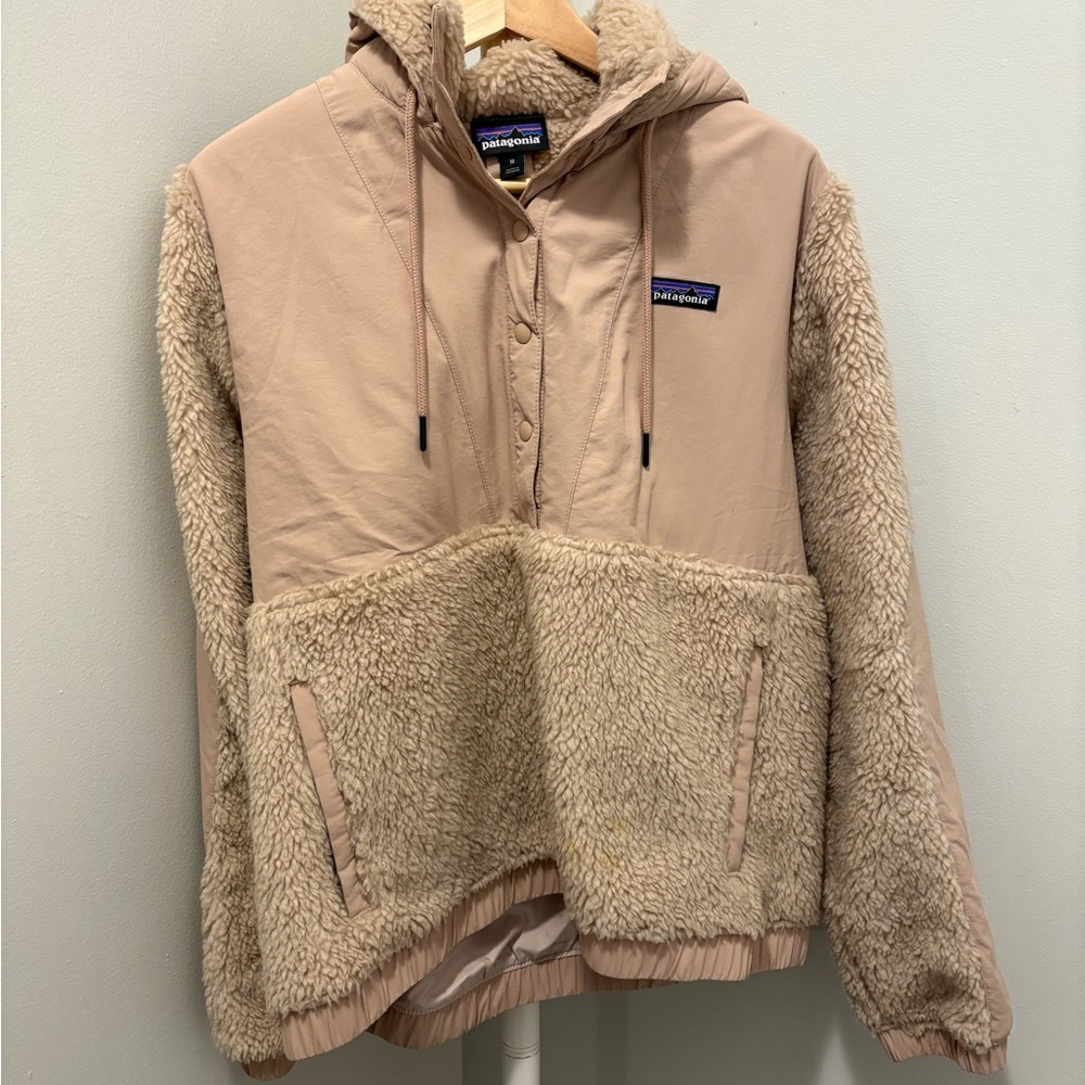 Patagonia Tan Sherpa Retro X Fleece Pullover